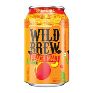 Wild Brew Peach Malt Can 300ml